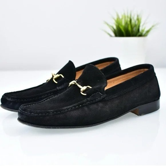 Black Horsebit Loafers